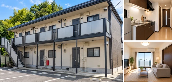 茨城の綺麗なアパートをマンスリー運用 高稼働86％